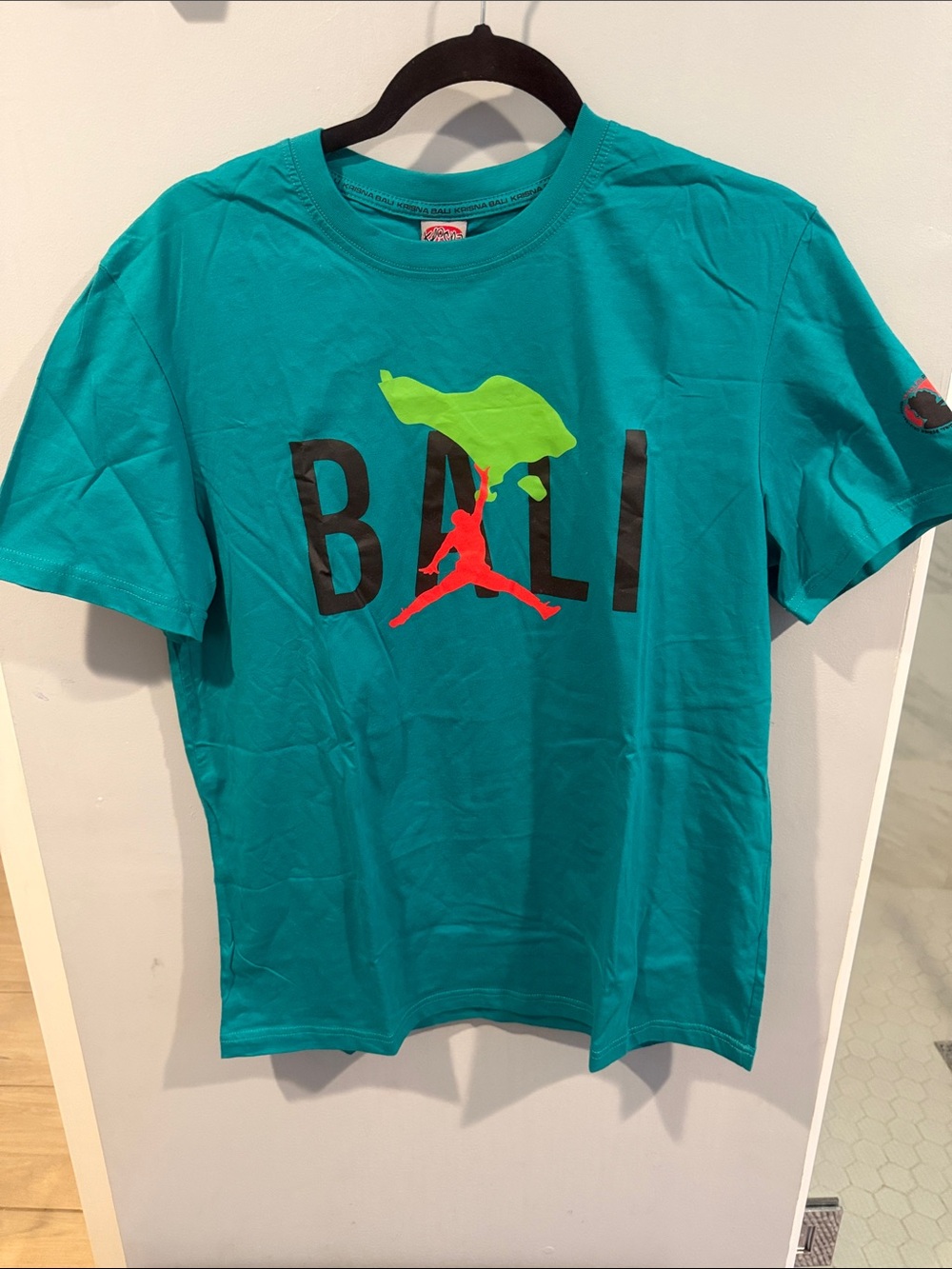 Teal Bali Graphic Short-Sleeve Tee